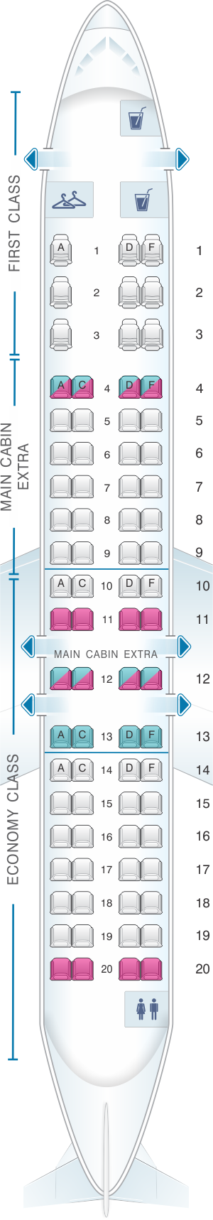 American Airlines Crj 900 Seating Chart