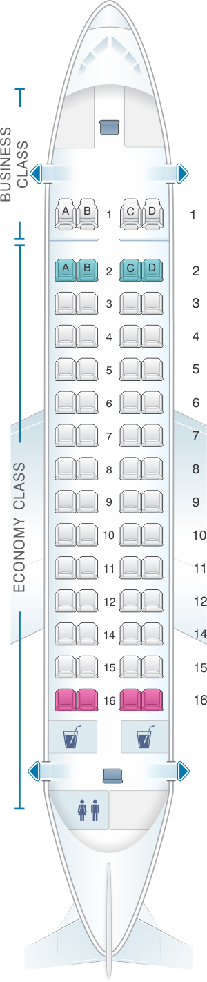 Atr Turboprop Seating Chart