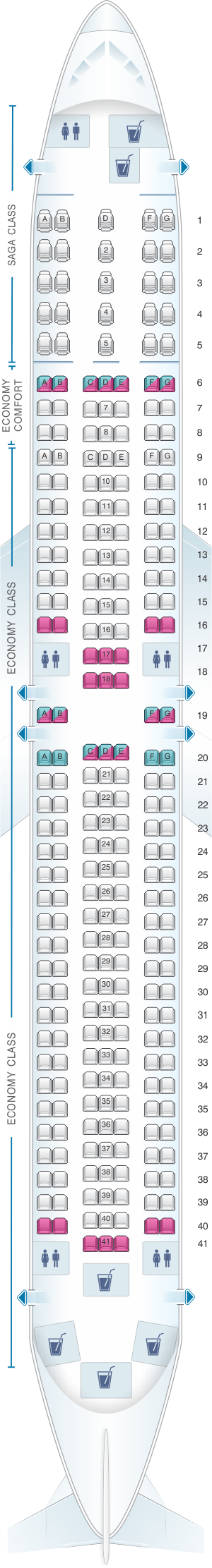 Delta 76w Seating Chart