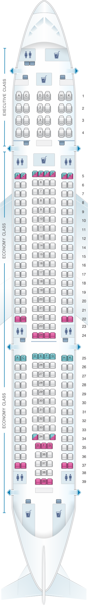 Sata Airlines Seating Chart