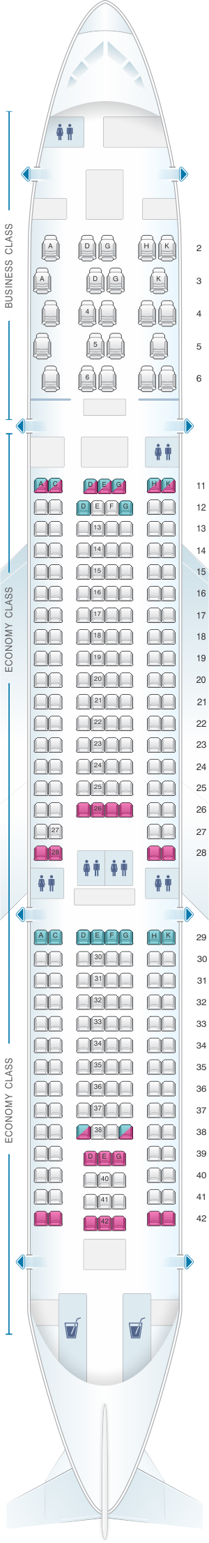 Aer Lingus Airplane Seating Chart