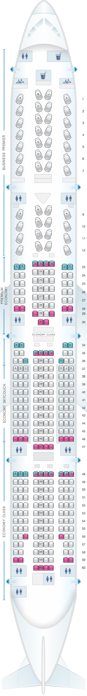 Boeing 777 300er Seating Chart Air New Zealand