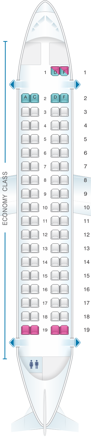 At7 Aircraft Seating Chart