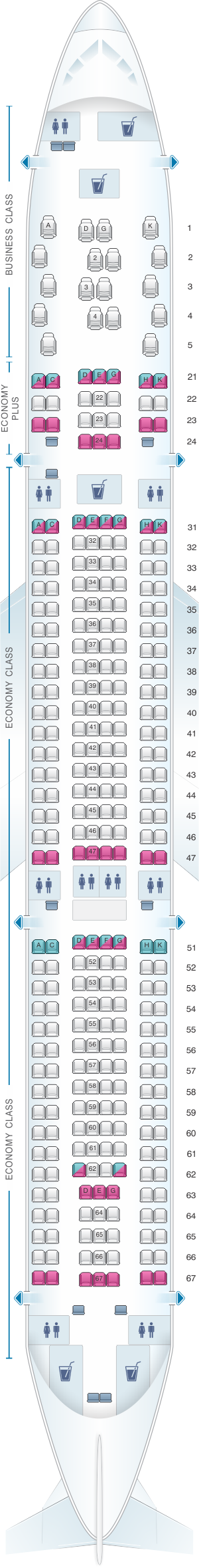 Airbus A Seat Map Philippine Airlines Two Birds Home