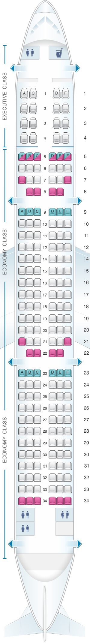 Sata Airlines Seating Chart