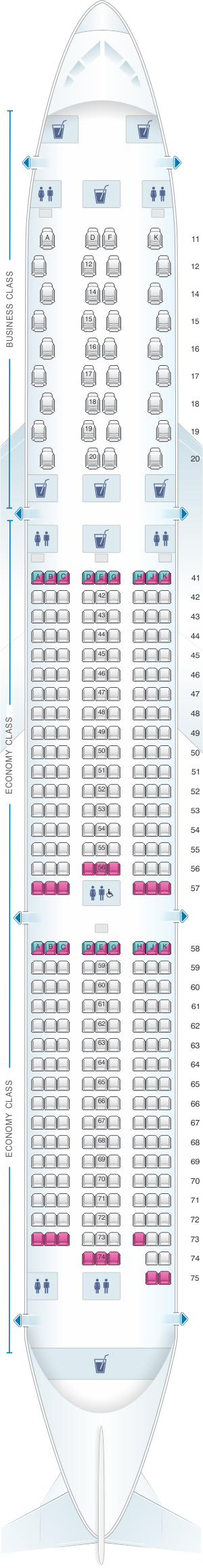 787 10 Seating Chart