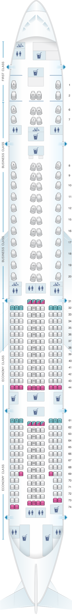 China Eastern Airlines Seat Map Cabinets Matttroy