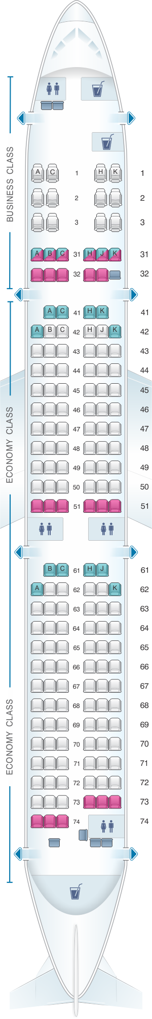 Philippine Airlines Seating Chart