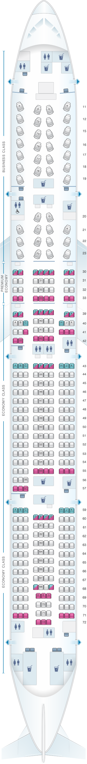 Boeing 777 300er Cathay Pacific Seating Chart