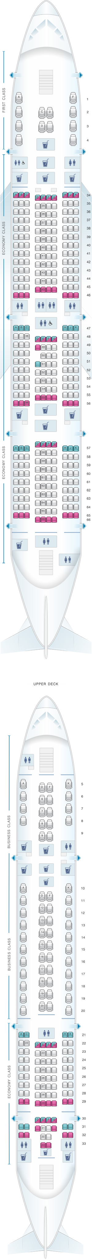 Airbus A340 Seating Chart Hifly