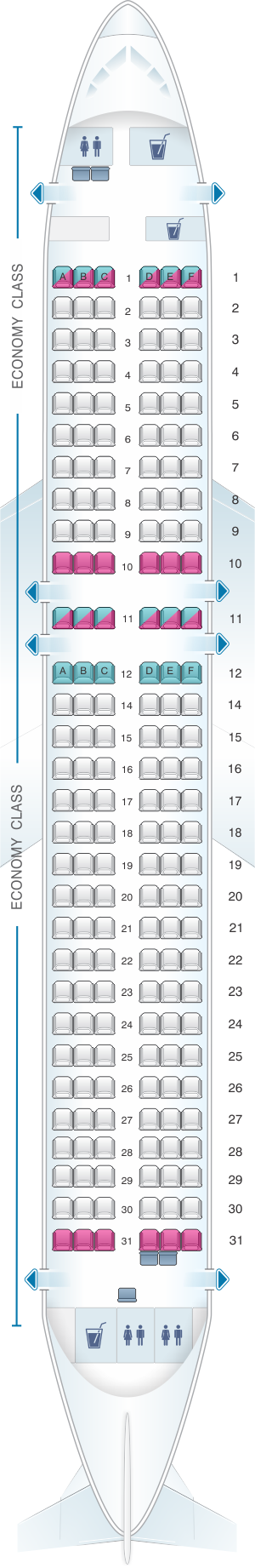 Vueling Seating Chart